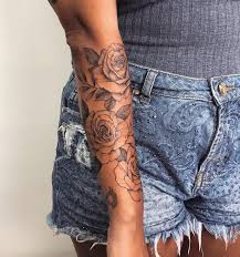 Coktak 22 sheets 3d forearm half sleeve temporary tattoos for men women adults, large tribal lion warrior tiger wolf flower skull fake tattoo stickers halloween, black 3d realistic tatoo rose. Instagram Viewer Story Downloader Picoji Rose Tattoo Sleeve Tattoos Sleeve Tattoos For Women