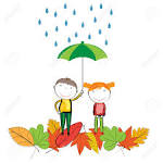 Szczęśliwe Dzieci Bawiące Się W Jesienne Liście SVG, Cliparty ...