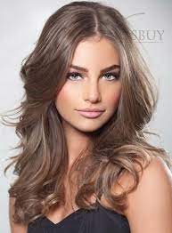 Fashion Top Quality 100 Real Virgin Human Hair Long Wavy Full Lace Wigs 18 Inches Hair Styles Hair Beauty Natural Hair Color