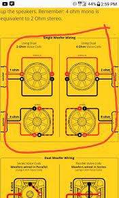 Dual voice coils (with diagrams). Replacing Oem Jbl Subwoofer With Aftermarket Question Toyota Tundra Forum