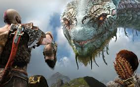 The jormungandr rise for the great battle of ragnarok. God Of War Jormungand 2018 Game Hd Preview 10wallpaper Com