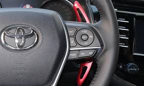 What's even better is that you don't have to worry about causing. Red Steering Wheel Larger Paddle Shifter Extension Covers For 18 Up Toyota Camry Ijdmtoy Com