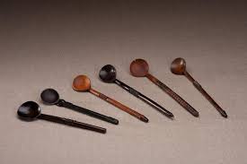 African Spoons Izinkhezo Traditional Zulu Sour Milk Spoons Wood Spoon Traditional Art Tribal Art