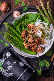Pates De Konjac Aux Champignons Asperges Nu3kitchen Recette En 2020 Recettes Wok Recette Alimentation