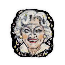 Betty White Sticker
