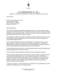 Date your letter and put your name and address on both the letter and the envelope. Andrew Scheer On Twitter I Just Sent This Letter To Justin Trudeau A Team Canada Approach To The Covid 19 Pandemic Must Include Opposition Parties It Must Also Include Scrutiny And Accountability We