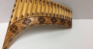 Pan Flute Musical Woodwind Instrument 17 Pipes Decorative Hearts Unbranded Woodwind Instrument Pan Flute Woodwind