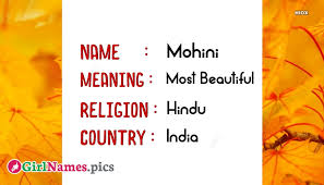 Mohini Name Meaning 934x534 Download Hd Wallpaper Wallpapertip It is a name derived from the sanskrit word 'priyankera' or 'priyankara', meaning someone or something that is amiable, lovable, or makes you happy and very talkative.