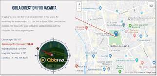 Qibla Finder For Jakarta Directions Find My Location Jakarta