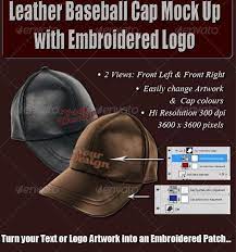 51 Cap Mockup Psd And Hat Templates All Kinds Texty Cafe Leather Baseball Cap Leather Cap Embroidered Logo
