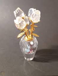 Crystal classics is the largest independent retailer of waterford crystal, marquis by waterford, wedgwood, royal doulton, royal albert and rogaska crystal. Swarovski Crystal Roses In Crystal Vase Figurine Filled With Crystals 1895994072