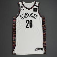 Shop brooklyn nets jerseys in official swingman and nets city edition styles at fansedge. Spencer Dinwiddie Brooklyn Nets 2020 Taco Bell Skills Challenge Event Worn City Edition Jersey Nba Auctions