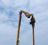 Pile Driver Sheet Pile Hammer Sheet Hammer Vibro Pile Mini Long Reach Boom  Excavator for Cat Hitachi komatsu Sanny