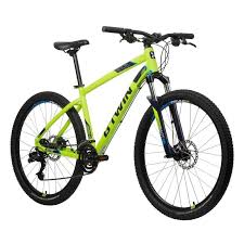 Deporte Ciclismo Ciclismo Bicicleta De Montana Btwin Rockrider 520 Amarilla 27 5 Decathlon Bicycle Bike