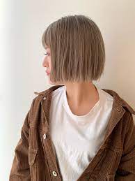 ブリーチいらず 話題の透け感たっぷり イルミナカラー とは hair ボブ ヘアカラー 髪色 ミルクティー 髪 色 明るめ