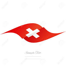 Schweizer flagge das schweizer kreuz. Abstrakt Schweizer Flagge Band Logo Weissen Hintergrund Lizenzfrei Nutzbare Vektorgrafiken Clip Arts Illustrationen Image 55160087