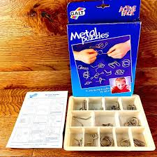 While that 3 piece burr puzzle is kind of boring, the 6 piece burr puzzle is a bit. 12 Metal Puzzles Galt Brain Teasers For Sale Online Ebay