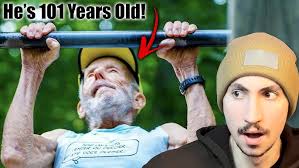 This guy still Works Out at 100 Years old! *tips