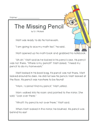 The Missing Pencil Kidspressmagazine Com 2nd Grade Reading Comprehension Reading Comprehension Centers Reading Comprehension Passages