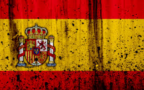 Red and yellow spain flag with royal shield waving in the wind isolated against blue sky background. Download Wallpapers Spanish Flag 4k Grunge Flag Of Spain Europe Spain National Symbolism Coat Of Arms Of Spain Spanish Coat Of Arms For Desktop With Resolution 3840x2400 High Quality Hd Pictures Wallpapers
