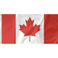 The canadian flag consists of a red, white, and red vertical band with a red maple leaf in the center of the white band. Canadian Flag Army Outdoors