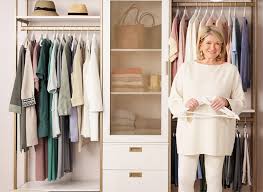 Martha stewart living classic ultimate wood closet system kit assembly. Martha Moments Martha S New Everyday System With California Closets
