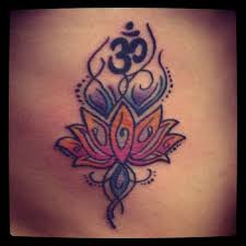 Lotus And Om Tattoo Tattoos Om Tattoo Tattoo Designs For Women