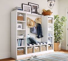 I don't know about you, but i today i took the samantha entryway from pottery barn and recreated it with *suprise* ikea shelving! Aubrey 4 Piece Entryway Set With Bookcases Pottery Barn