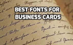 You can mix fonts on your business card. Some Of The Best Fonts For Business Cards For Every Business