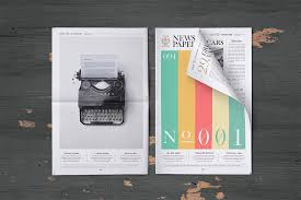 There are many ads here. Front Page Newspaper Mockup Mockup World