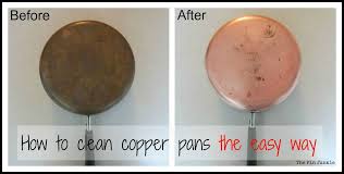Cleaning Tarnished Copper Pots The Easy Way How To Polish Copper How To Clean Copper Copper Pots
