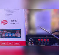 ‫مجموعة مضخم صوت USB وMP3 وبلوتوث وتحكم ريموت اف ال -258 هاي ...‬‎