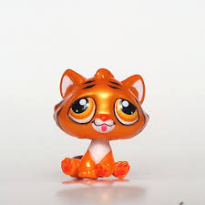 Littlest Pet Shop Golden Tiger 1487 Ferocious Chinese New Year Zodiac Original Pet Shop Little Pet Shop Toys Littlest Pet Shop