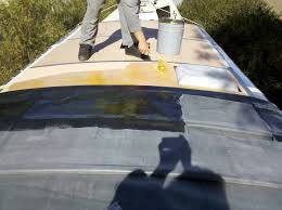 Replacing The Rv Roof On Borrowed Land