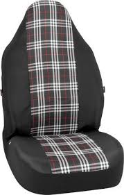 Black And White Car Seat Covers Classic Plaid Black Red White Car Seat Cover Universal Fit White Car Carseat Cover Classic Plaid
