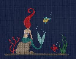 Thanks to nemu and bacon for the sprites that are from kingdom hearts: Little Mermaid Pdf Pattern Modern Cross Stitch Instant Etsy Disney Cross Stitch Patterns Cross Stitch Patterns Cross Stitch