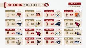 Jun 03, 2021 · continuing our series of offseason breakdowns following the 2021 schedule release, therams.com examines the rams' week 10 monday night football road opponent (levi's stadium, nov. San Francisco 49ers On Twitter Now That The 2019 49ers Schedule Is Out Take A Look At All The Stats And Figures Ahead Of Each Matchup Https T Co Pvglfuqirb Https T Co Ohguuqxg4a