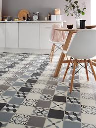 Dalle Pvc Clipsable Carreaux De Ciment Gris Jazy 30 X 60 Cm Vendue Au Carton Castorama