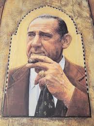 Rare Notre Dame LITHOGRAPH # EDWARD (MOOSE) KRAUSE Signed HALL OF FAME  LITHO