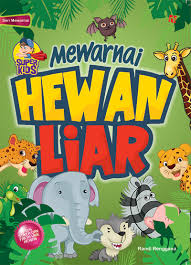 Mewarnai binatang atau hewan gambar mewarnai. Mewarnai Hewan Liar Ruang Kata