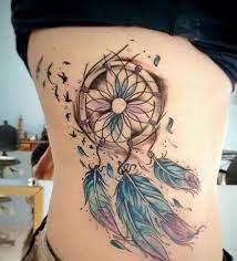 It looks like an ink drawing with the deep black coloring. Dream Catcher Tattoos For Women Ideas And Designs For Girls