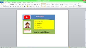 Think about the purpose of the card, how many cards you will need, and what kind of design you want to use. How To Make Id Card How To Make Id Card