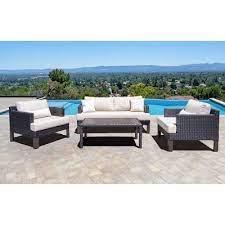 Maui Outdoor 4 Piece Patio Seating Set With Sunbrella Fabric Assorted Colors Sam S Club Patio Seating Sets Patio Seating Outdoor Furniture Makeover