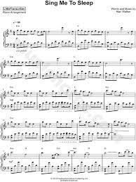 If you like chords easy and would like to contribute, you can also create a new song/chords here. Littletranscriber Sing Me To Sleep Sheet Music Piano Solo In E Minor Download Print Sku Mn0169514