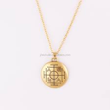 Source N0526 Huilin Jewelry Vintage Gold Plated Medieval Money AGLA Success  Amulet Necklace on m.alibaba.com