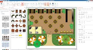 Coffee Shop Floor Plan Layout Created In The Conceptdraw Pro V11 Using The Ready Made Vector Templ Restaurant Floor Plan Restaurant Flooring Restaurant Plan