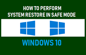 Open start > settings > update & security > recovery > under go back to my previous version of windows 10, click get started. How To Perform System Restore In Safe Mode Windows 10