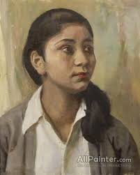Arnold Mason Indian Girl Oil Painting Reproductions for sale