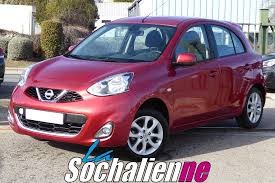 Votre voiture neuve moins chère : Nissan Micra Occasion Micra 1 2 80ch Acenta Euro6 Clim Auto Jantes Alu Pm Roue De Secours Moins Chere