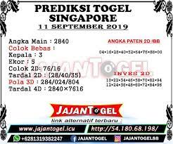 Pin Di Prediksi Togel Singapore Sgp